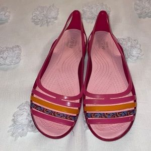 Crocs jelly shoes 9 W